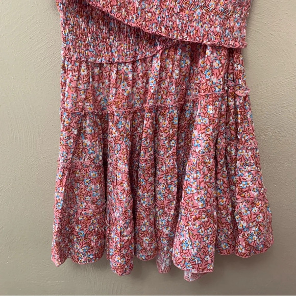 Poupette St Barth Mini Dress Soledad Light Pink Paquerette Size Large NWT New - Picture 11 of 15